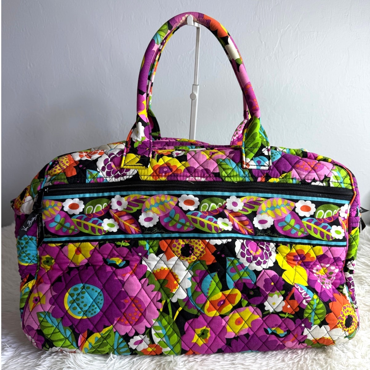 Vera Bradley Large Weekend Va Va Bloom Tote Shoulder Bag