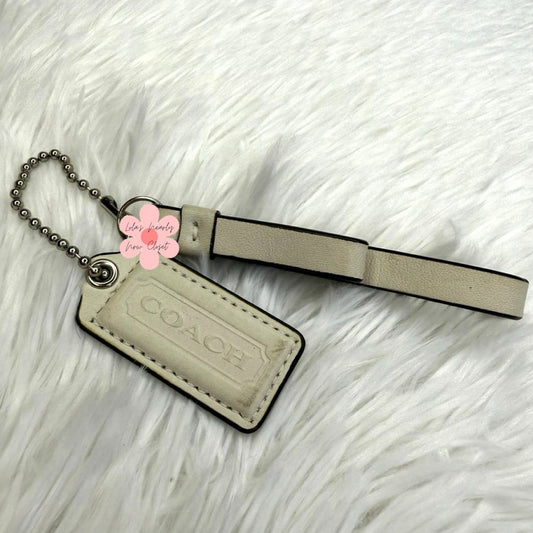 1.5" COACH Fob Bag Charm Hang tag Hangtag