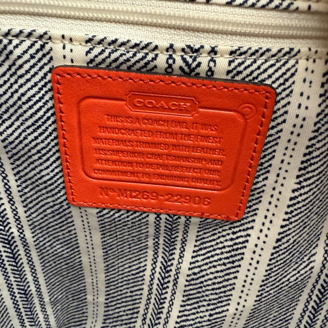 NWT COACH Straw Dogleash 22906 Hobo Shoulder Bag