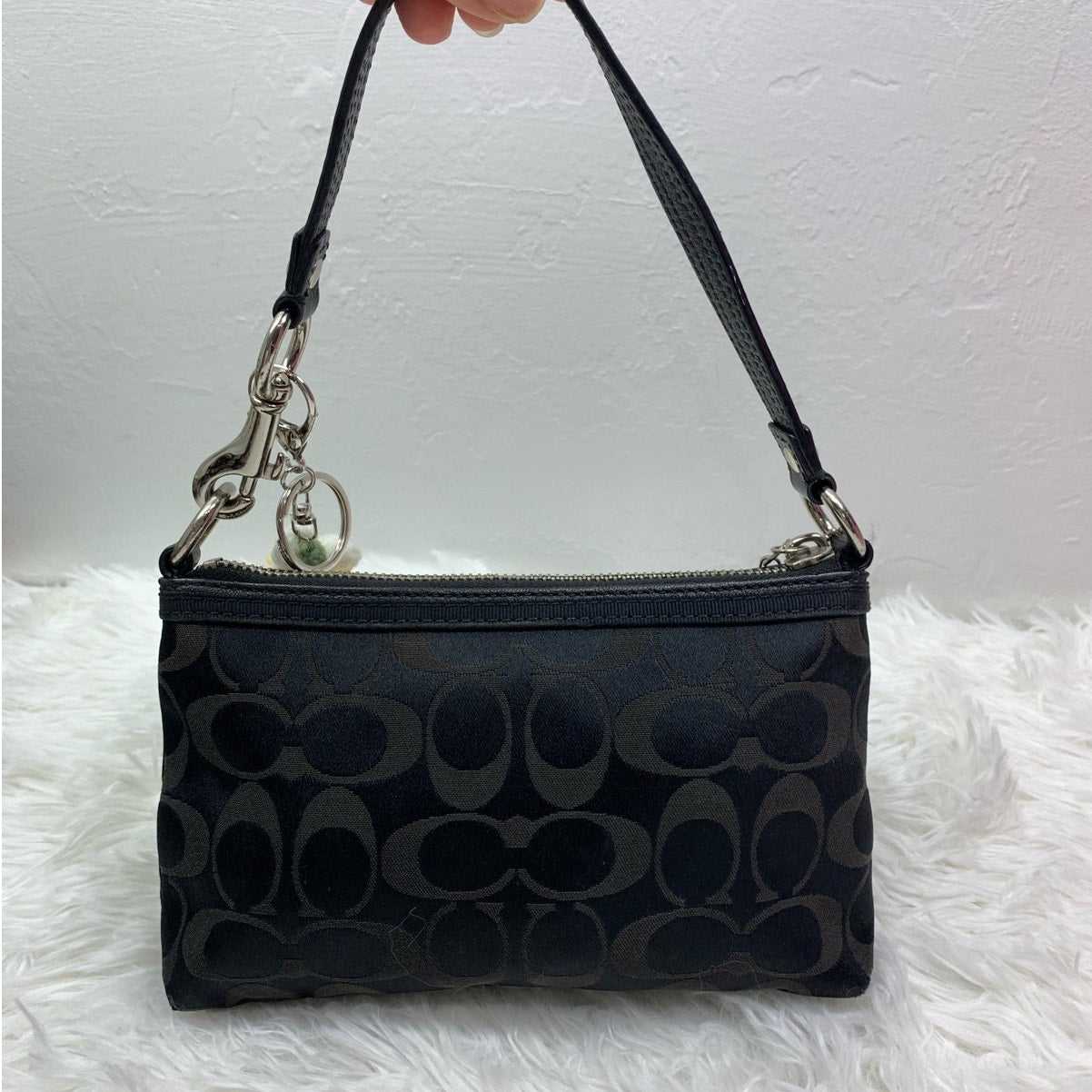 y2k COACH Poppy Black Mini Purse  Wristlet