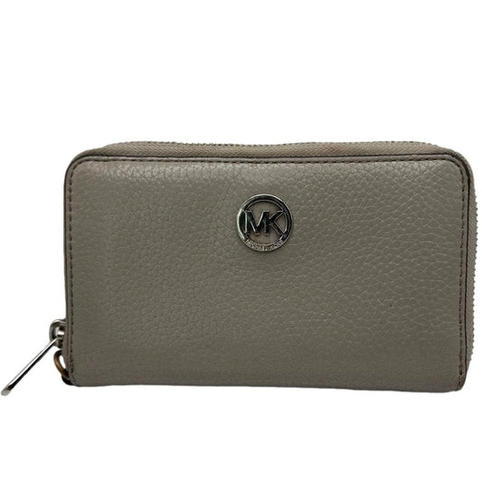 SALE MICHAEL KORS Gray Zip Around Wallet