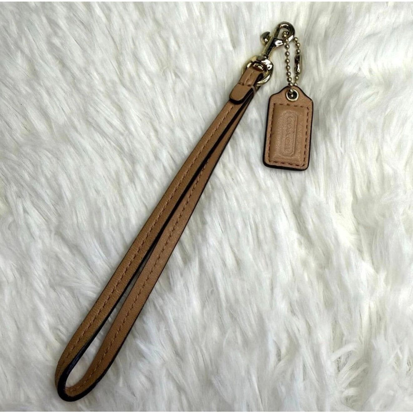 1" Coach Hangtag Tag Hang Tag Fob and Replacement Wristlet Strap