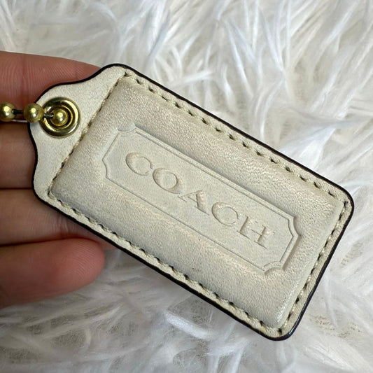 2" COACH  Fob Bag Charm Hang tag Hangtag