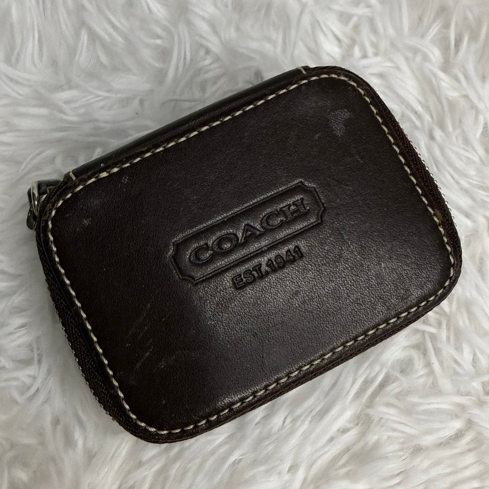 Vintage COACH Mahogany Pill Case