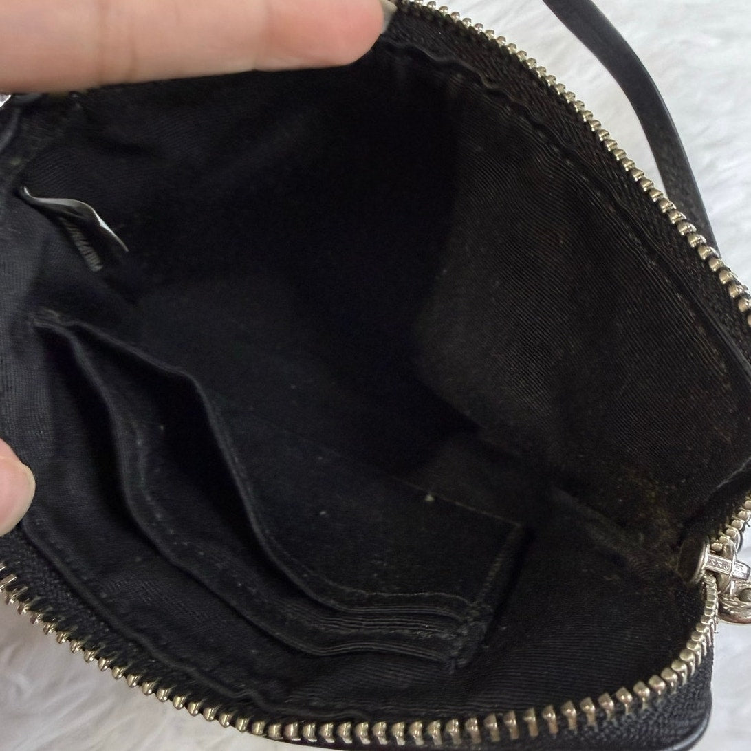 SALE Coach Black Gray Wristlet