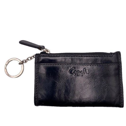 COACH  Black Coin Purse Cardholder Wallet