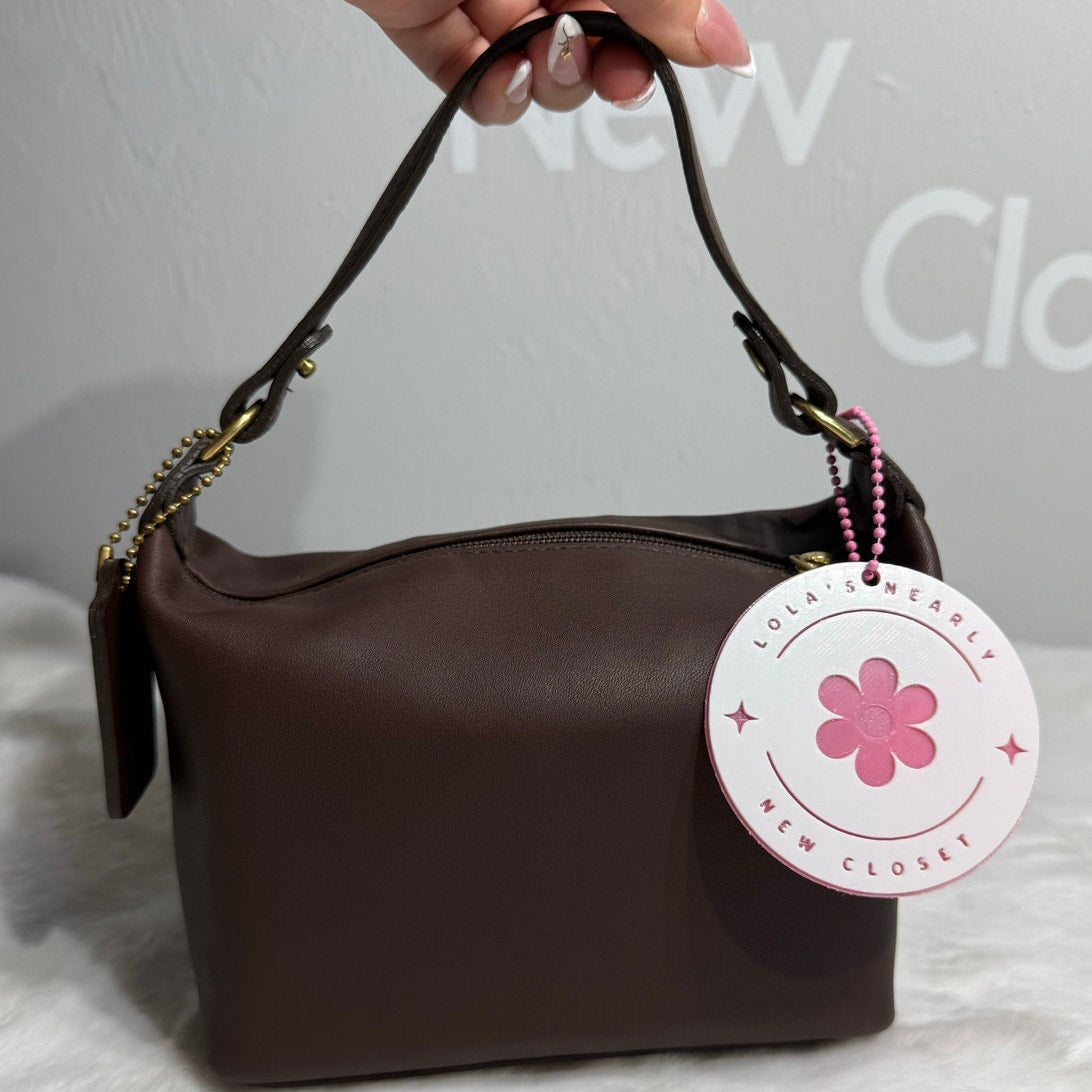 Vintage COACH Classic Pouch Mahogany 9261 Dominican Republic