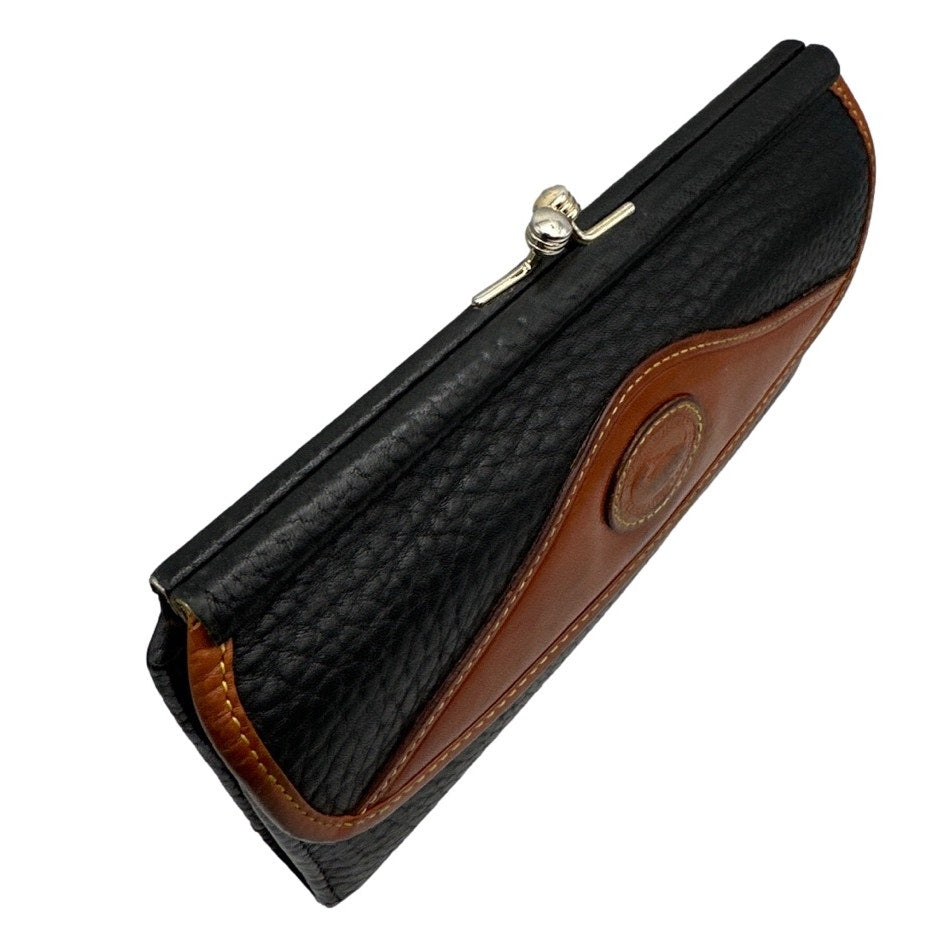 Vintage DOONEY & BOURKE Navy Kisslock Wallet