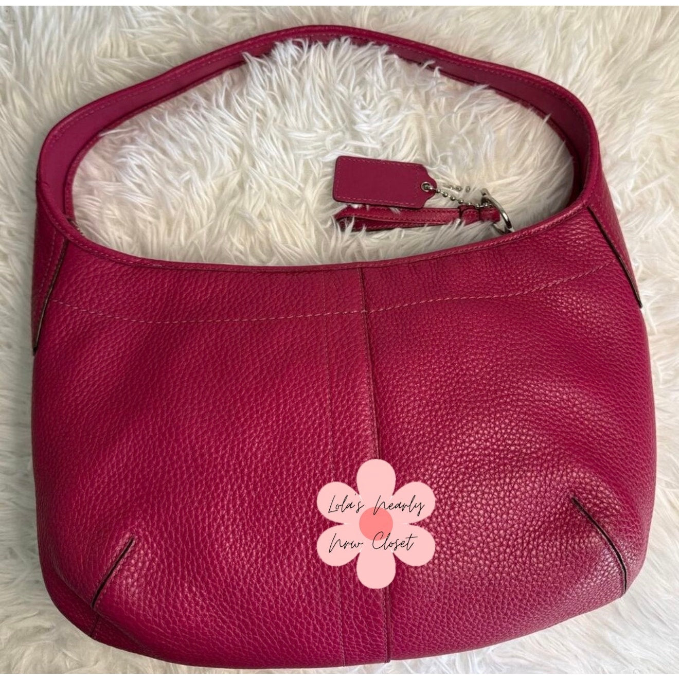 y2k COACH Z Ergo Leather Small Hobo Shoulder Bag