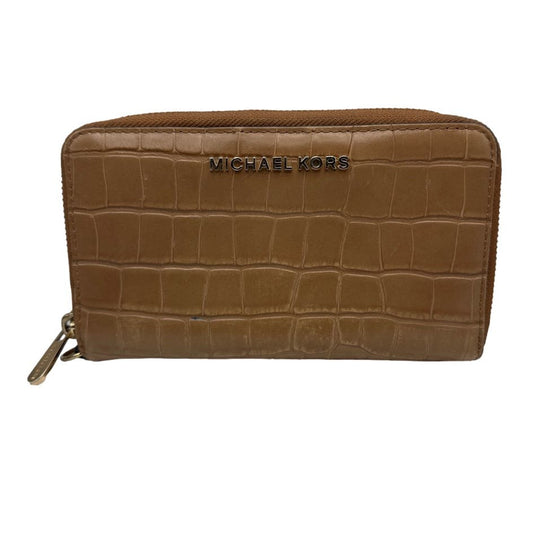 Michael Kors Brown Zip Around Wallet