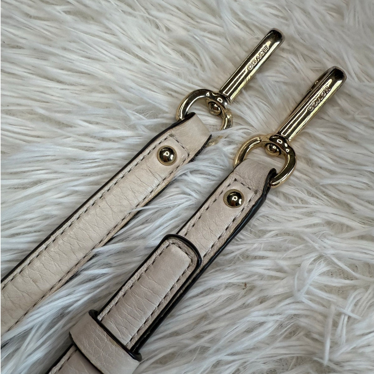 COACH White Replacement Strap