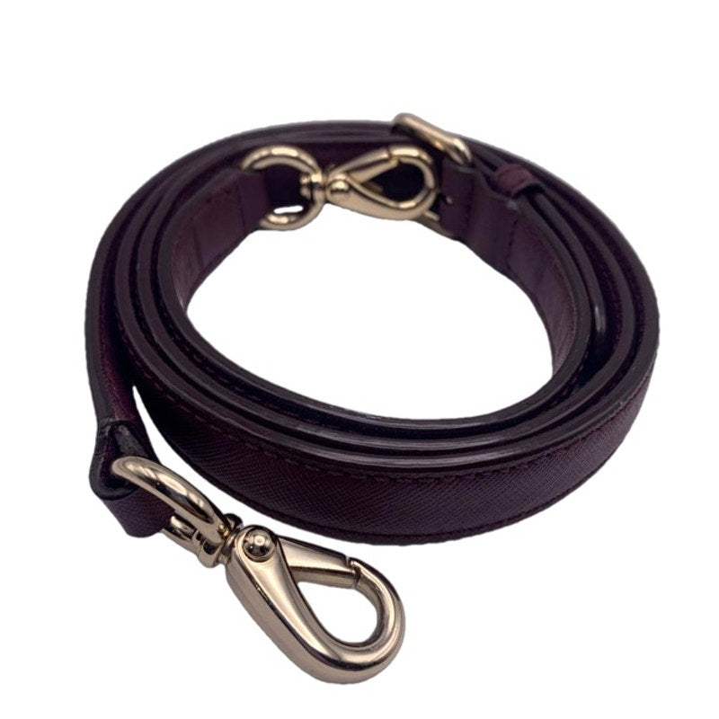 Burgundy Gold Crossbody Replacement Strap
