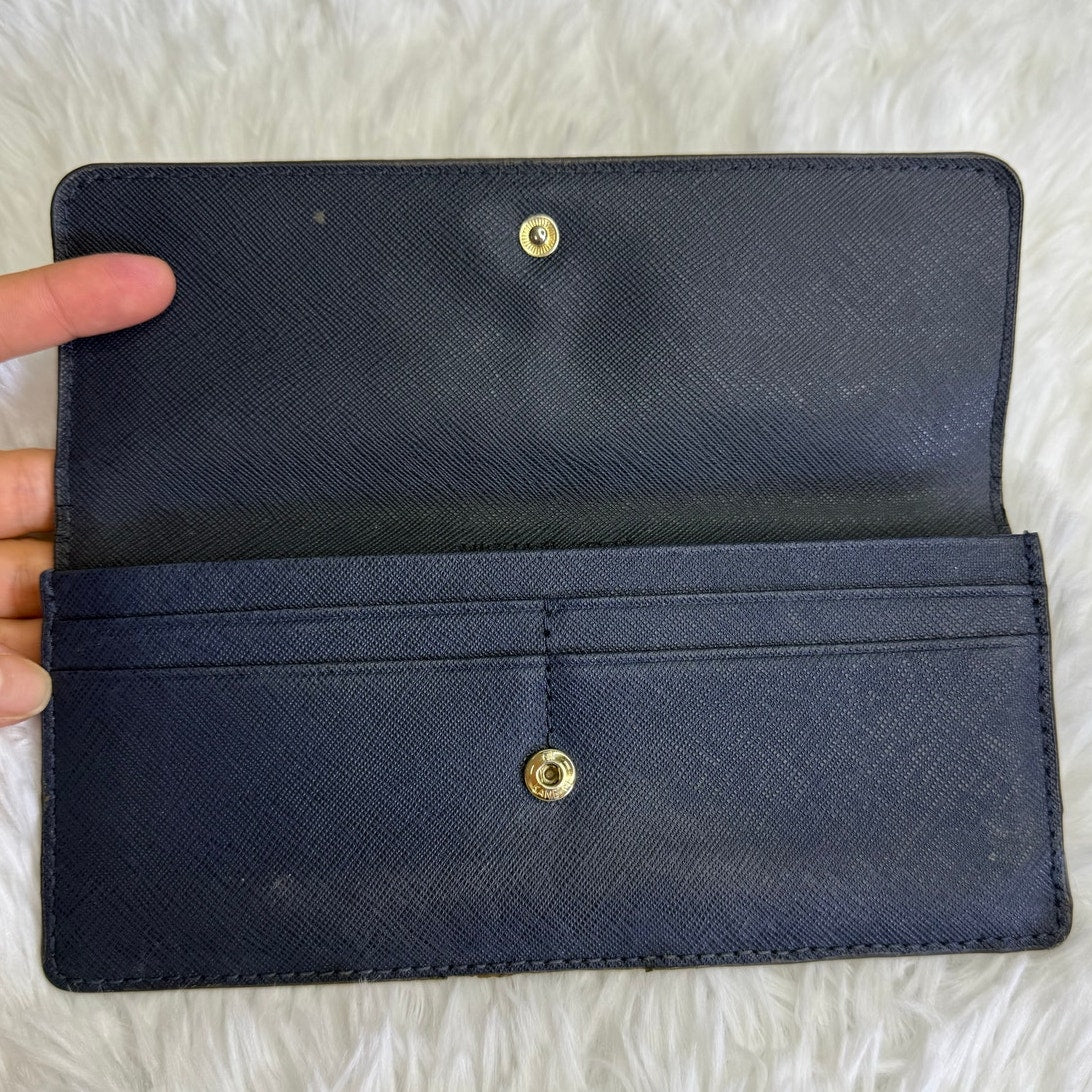 Michael Kors Blue Slim Wallet