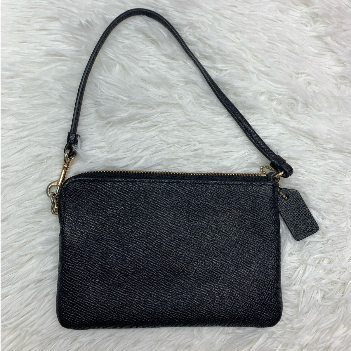 COACH Black Wristlet