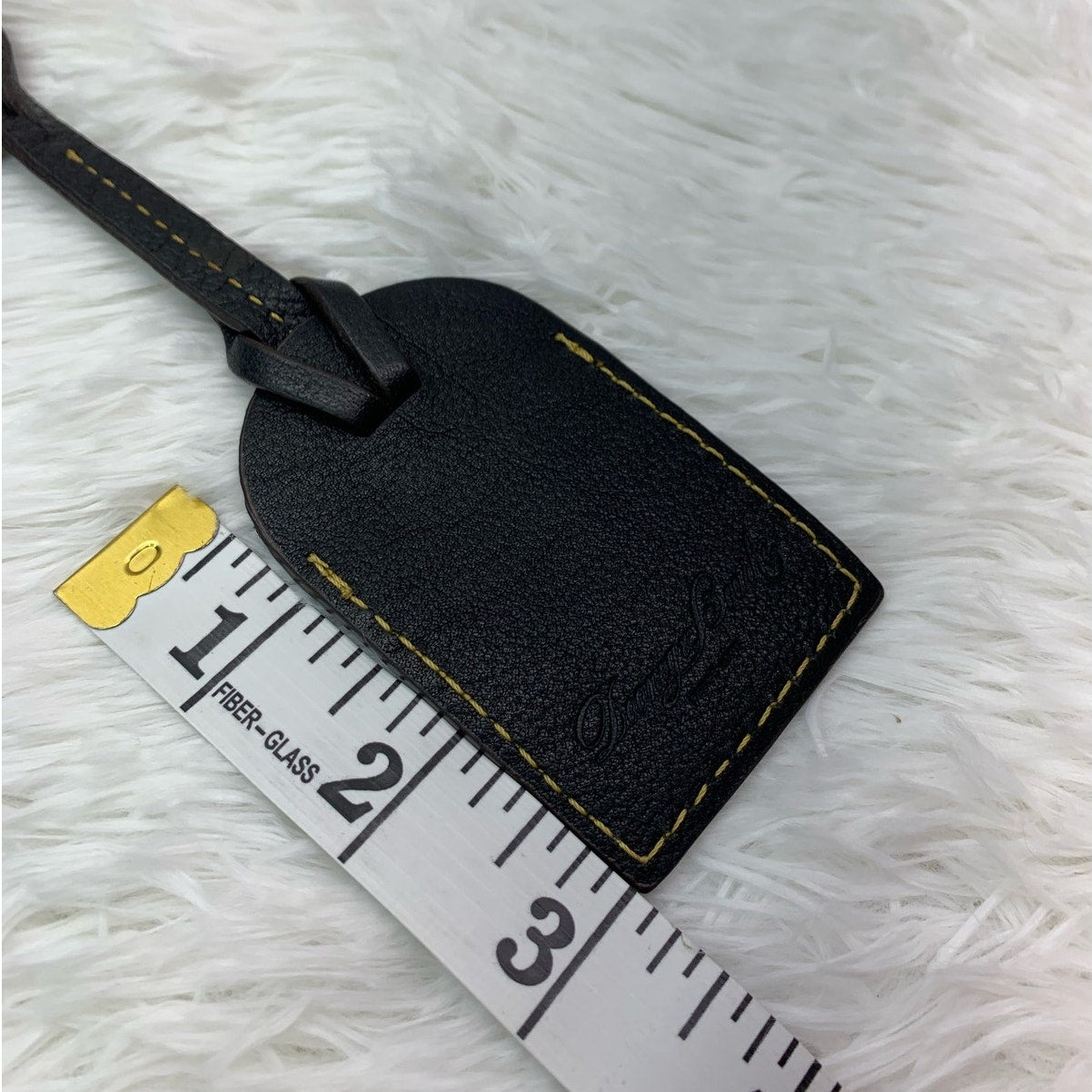 DOONEY & BOURKE Black Luggage Tag Bag Fob