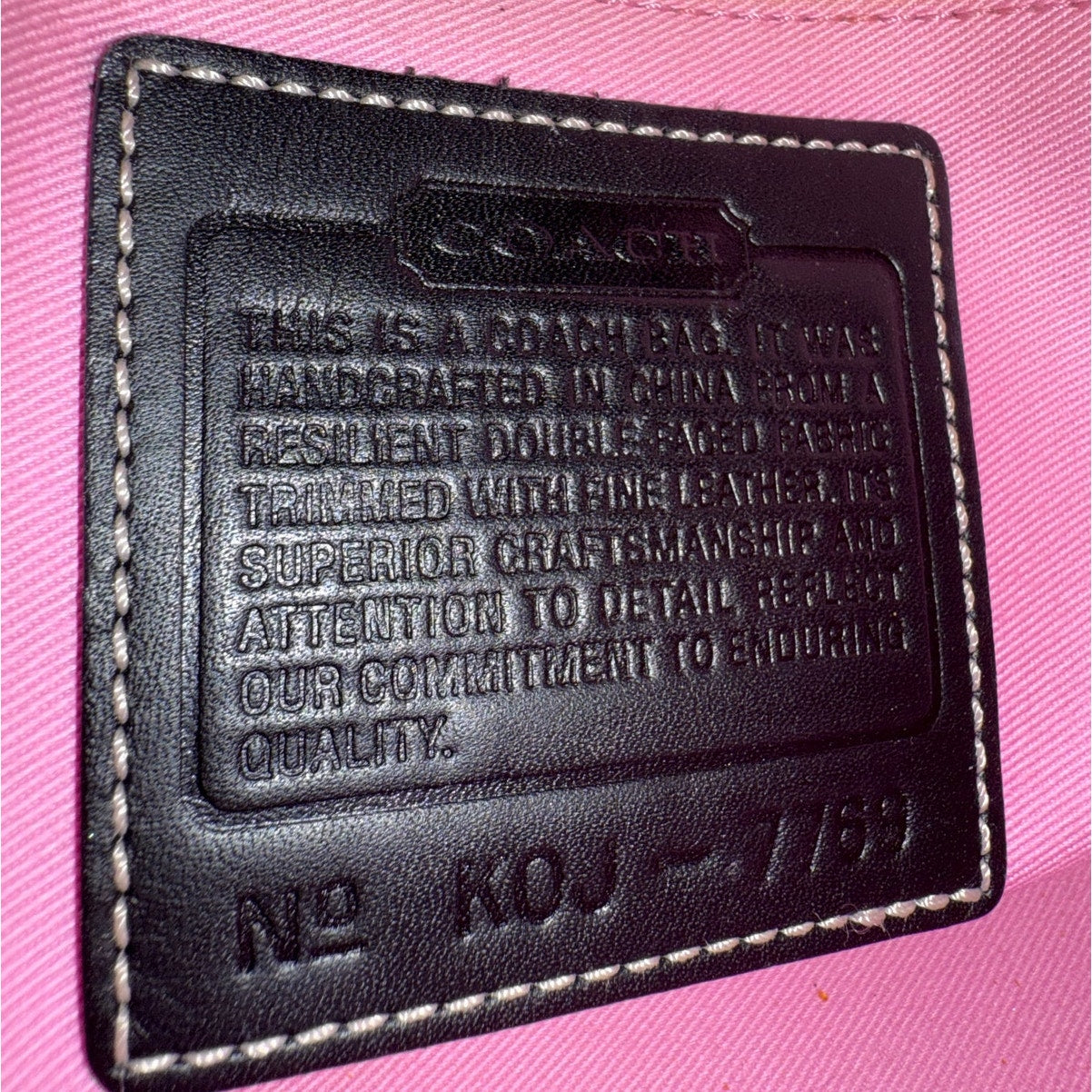 y2k COACH Vintage Mini Demi Hampton 7769 Mini Purse Shoulder Bag