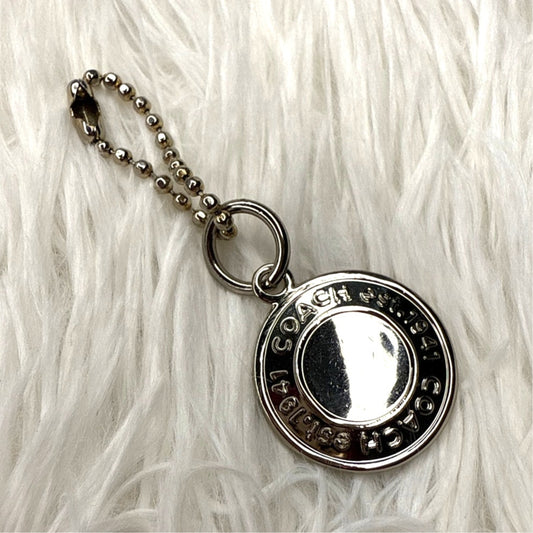 1" Coach Metal Circle Replacement Hangtag Hang Tag Bag Charm