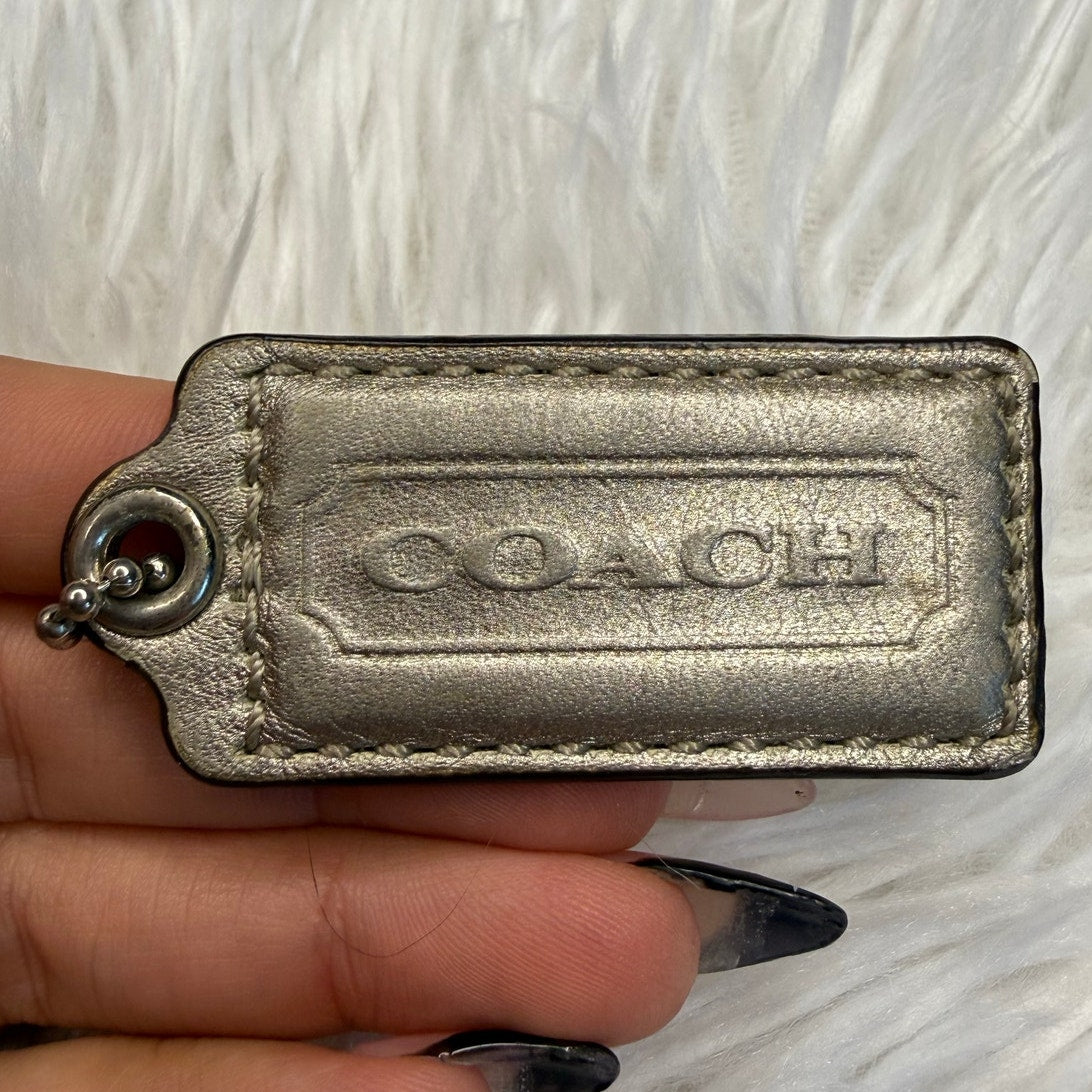 2" COACH Fob Bag Charm Hang tag Hangtag