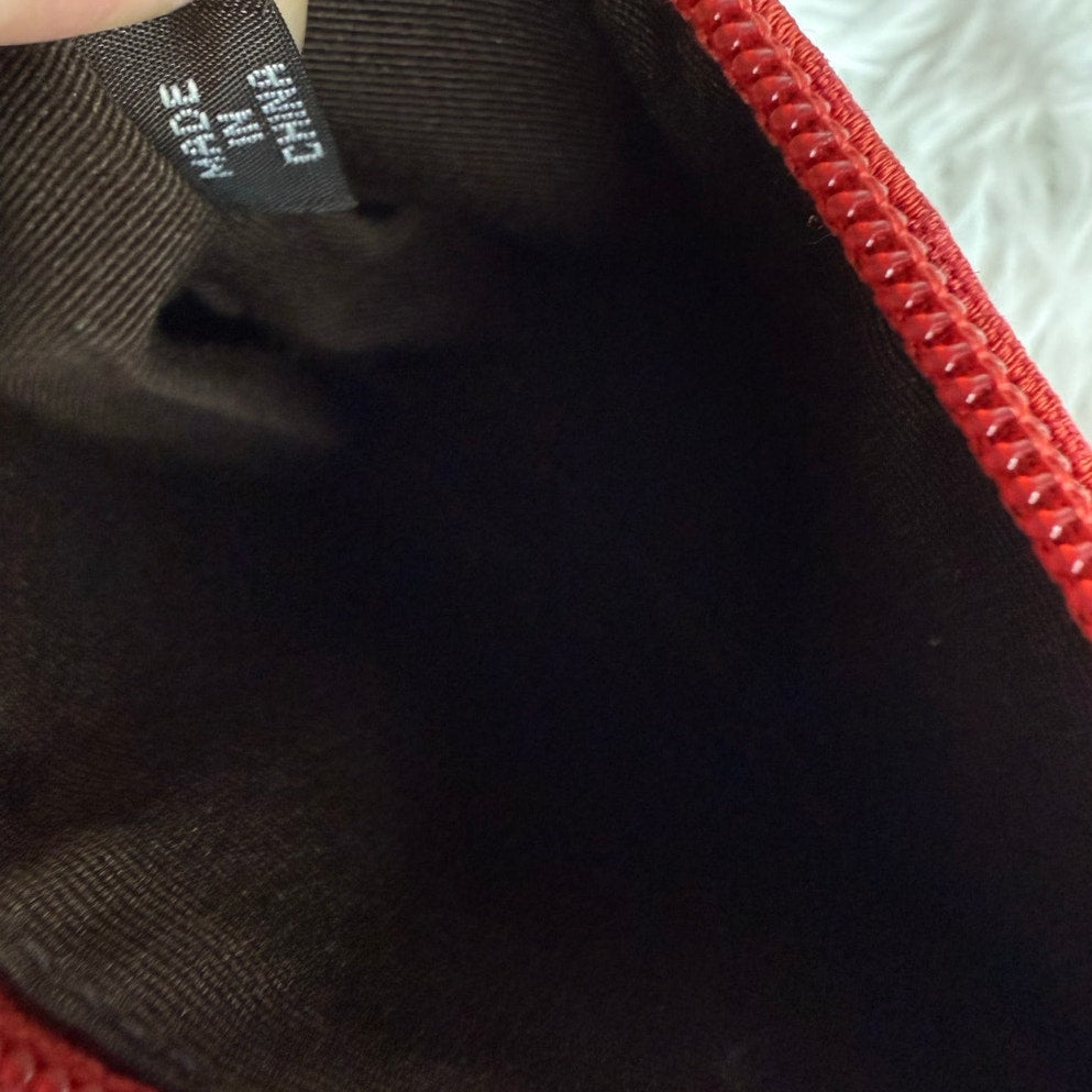 Vintage COACH y2k soho Red Canvas Wristlet