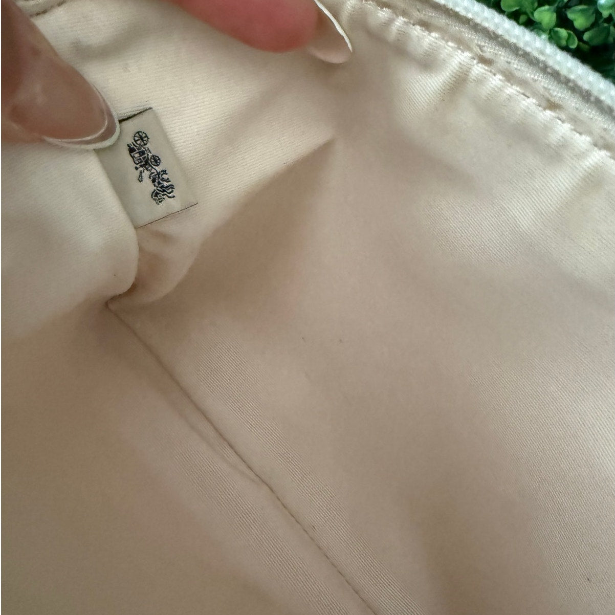 COACH White Pouch