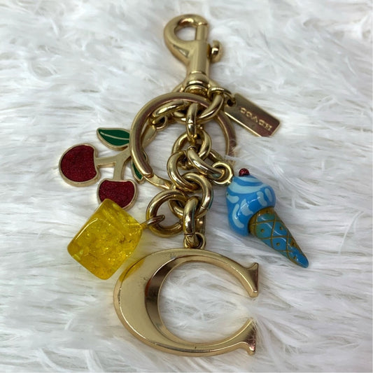 COACH Mix Charm Cluster Bag Charm Key Fob