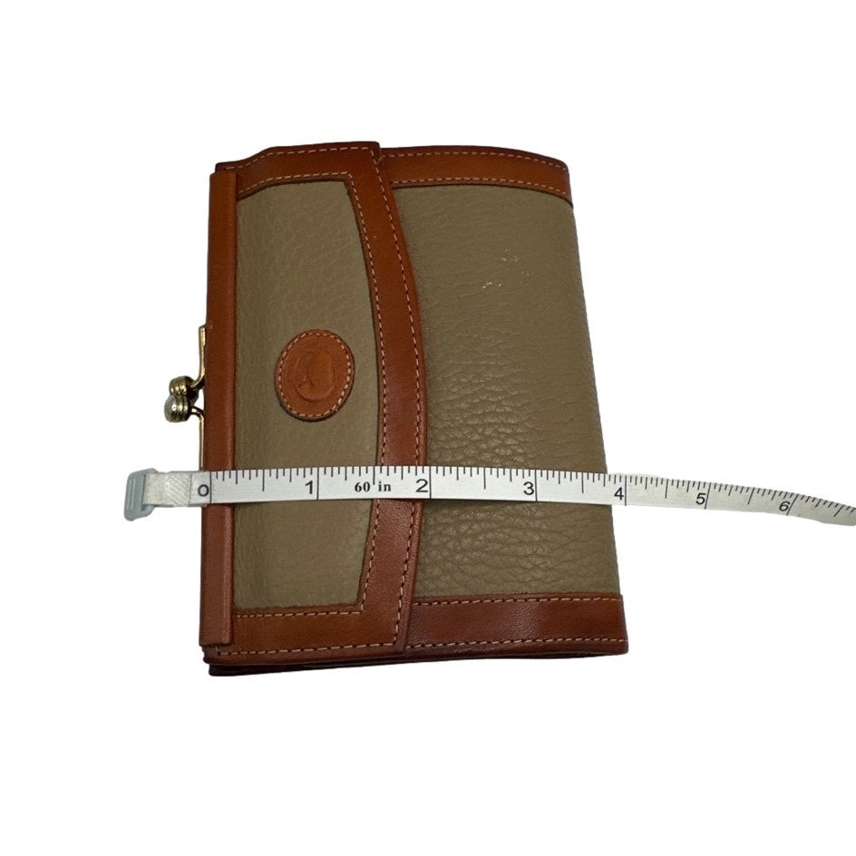 Vintage DOONEY & BOURKE Brown and Taupe Wallet