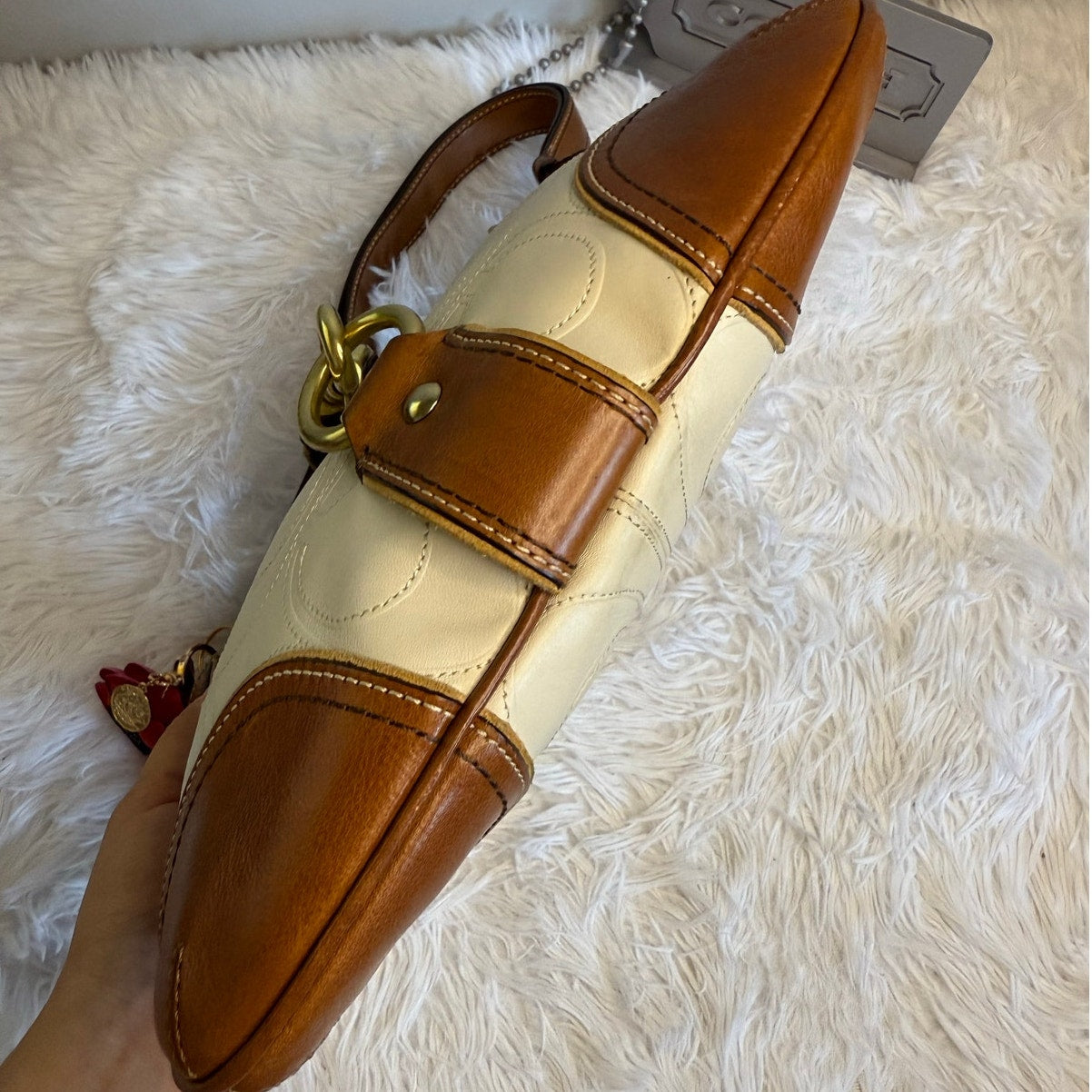 y2k COACH Rare Hamptons Medium Hobo Crossbody Shoulder Bag