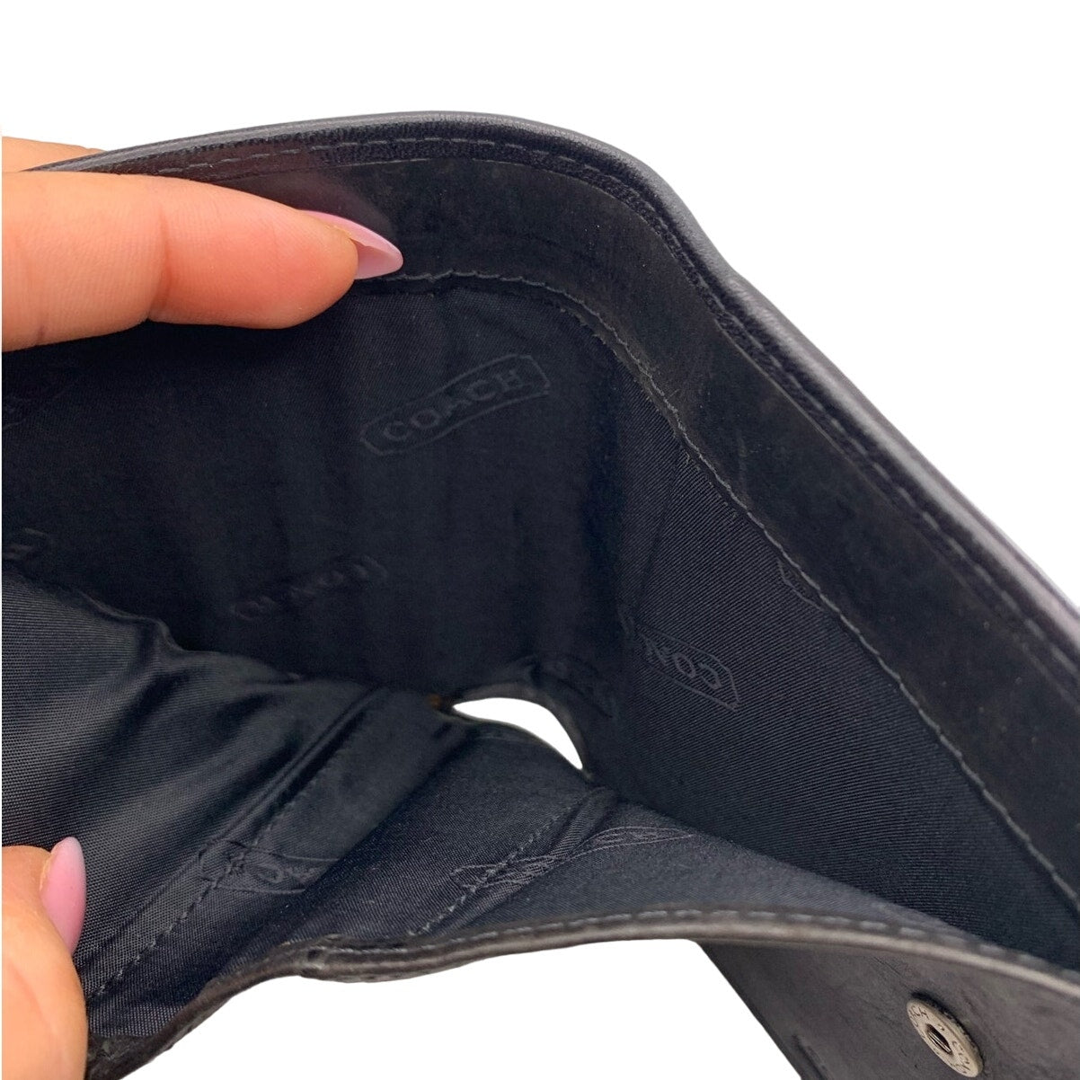 Vintage COACH Y2k Black Wallet