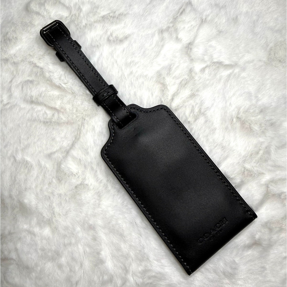 NWT COACH Luggage Tag With Penguin Print