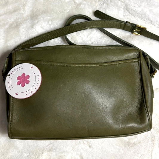 Vintage Coach 9944 Taylor Olive Green Crossbody