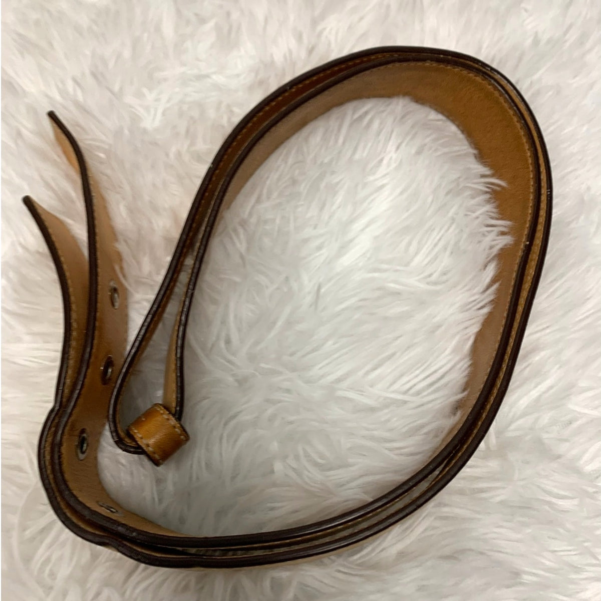 COACH Tan Crossbody Shoulder Strap