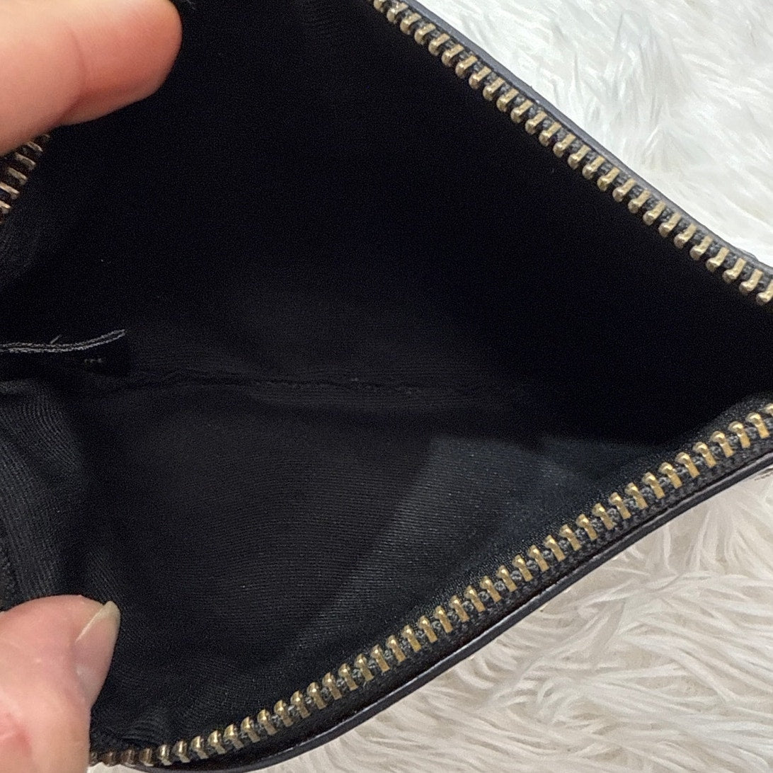 y2k COACH Soho Black Signature Canvas Wristlet