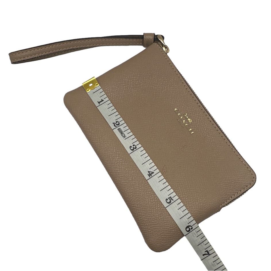 COACH Taupe Wristlet