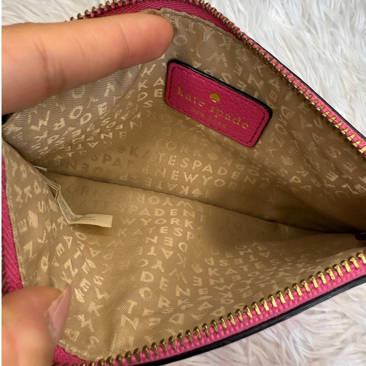 KATE SPADE New York Barbie Pink Slim Wristlet