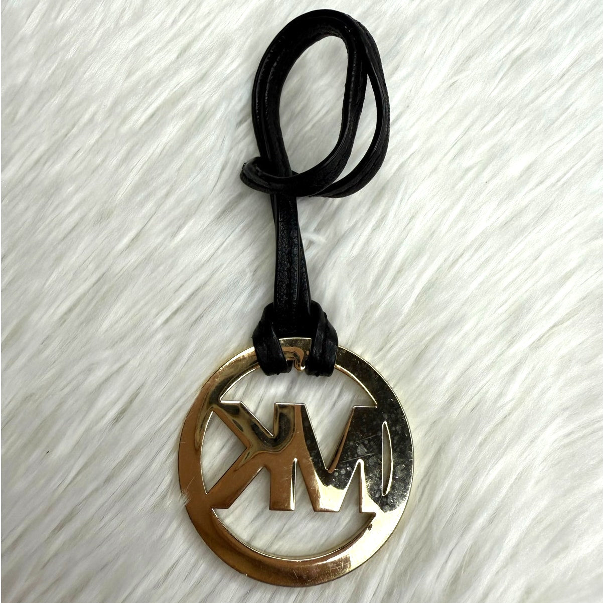 Michael Kors Gold Black Bag Charm