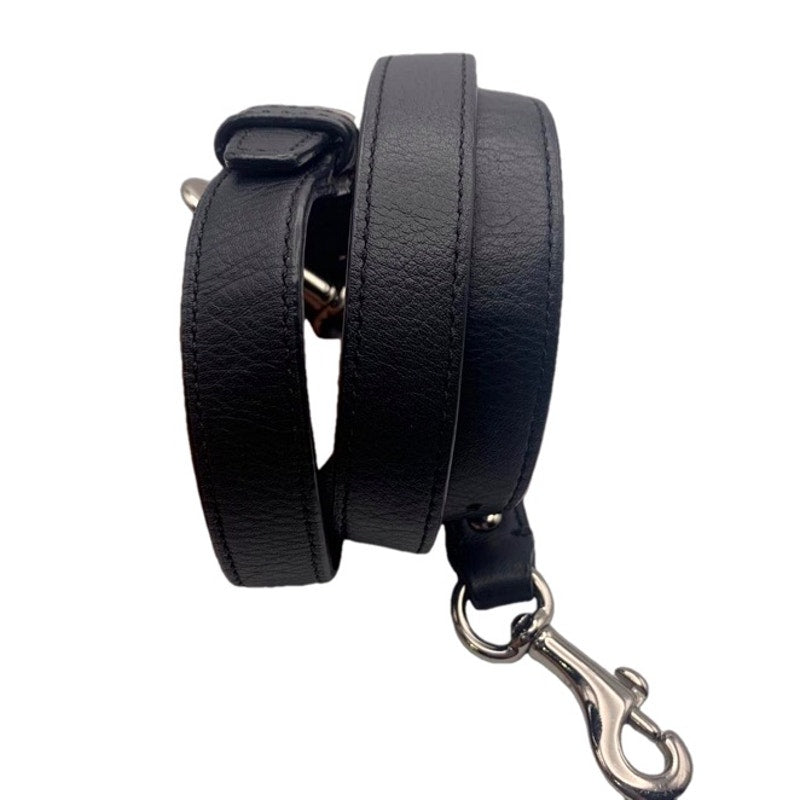 COACH Black Silver Belt Adjustable Replacement Strap