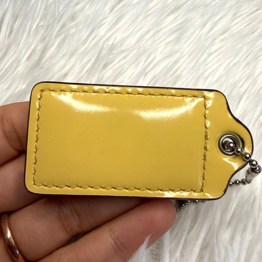 2" COACH Fob Bag Charm Hang tag Hangtag