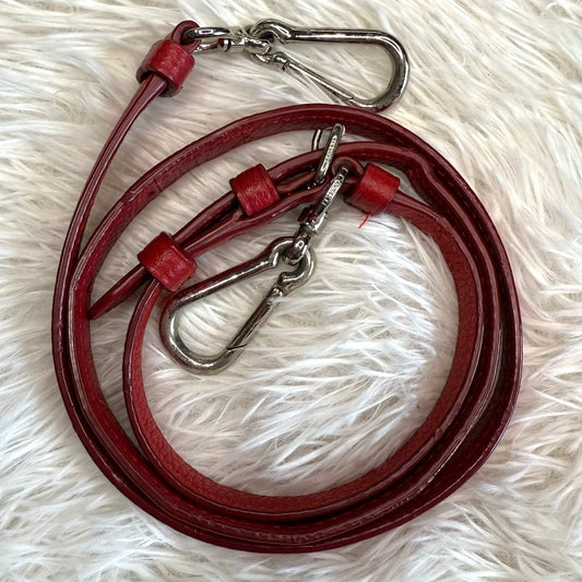 COACH Red Silver Replacement Strap