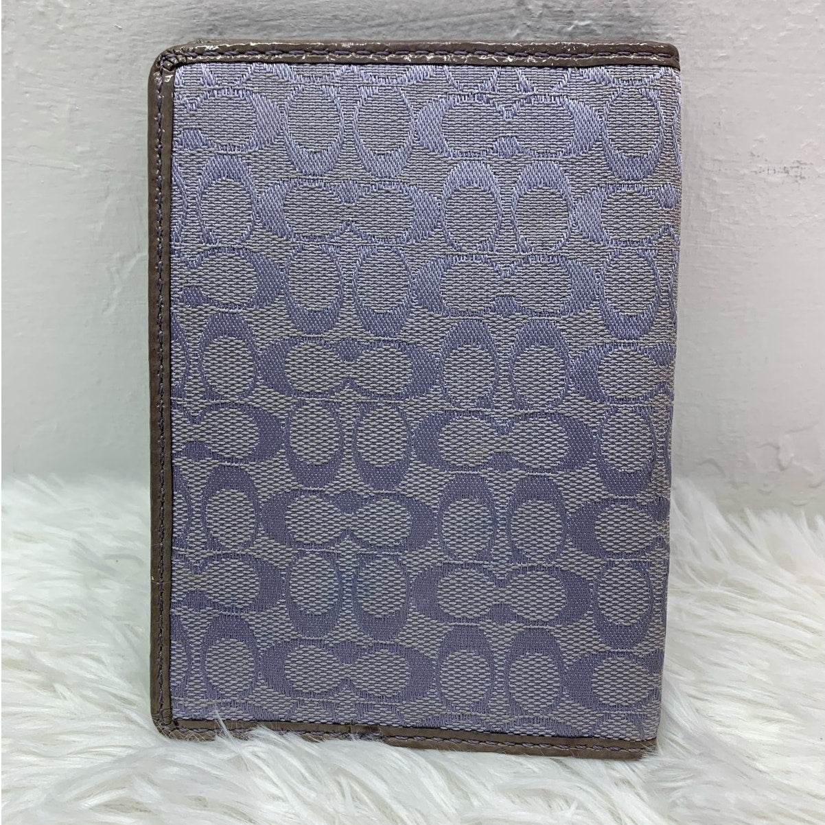 COACH Light Blue Passport / Card Holder