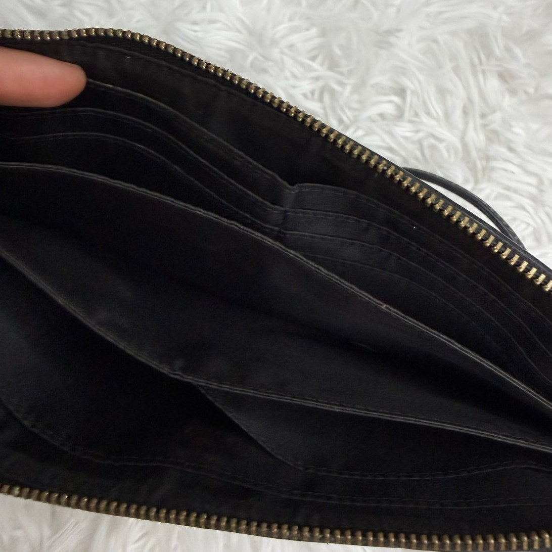 Coach Black Wallet Wristlet