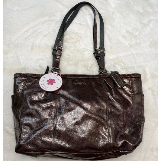 SALE COACH Copper F17722 East West Tote