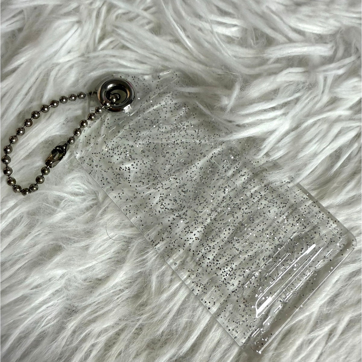 3" COACH Poppy Fob Bag Charm Hang tag Hangtag