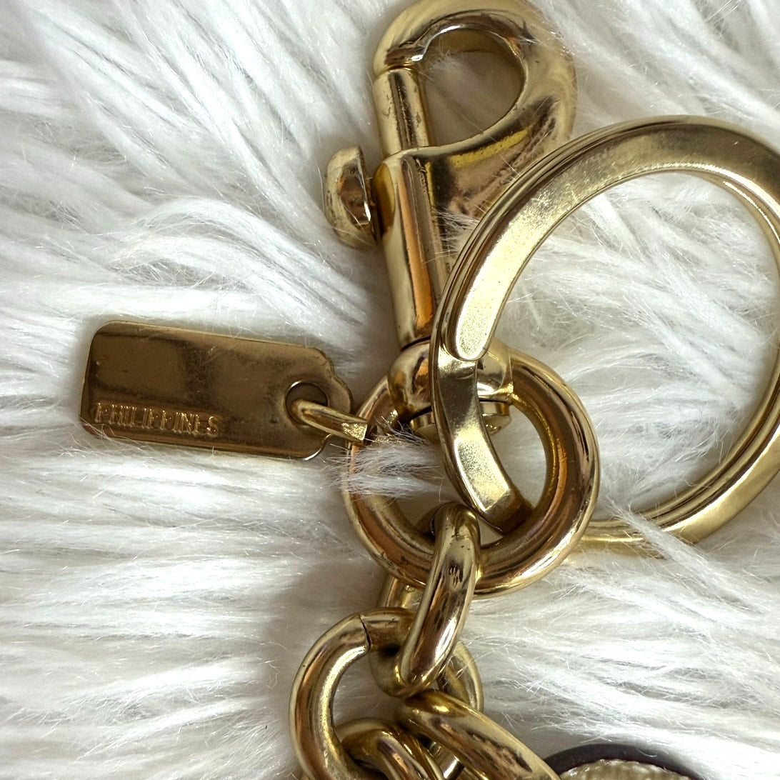 Coach Studded Heart Applique Bag Charm F40696