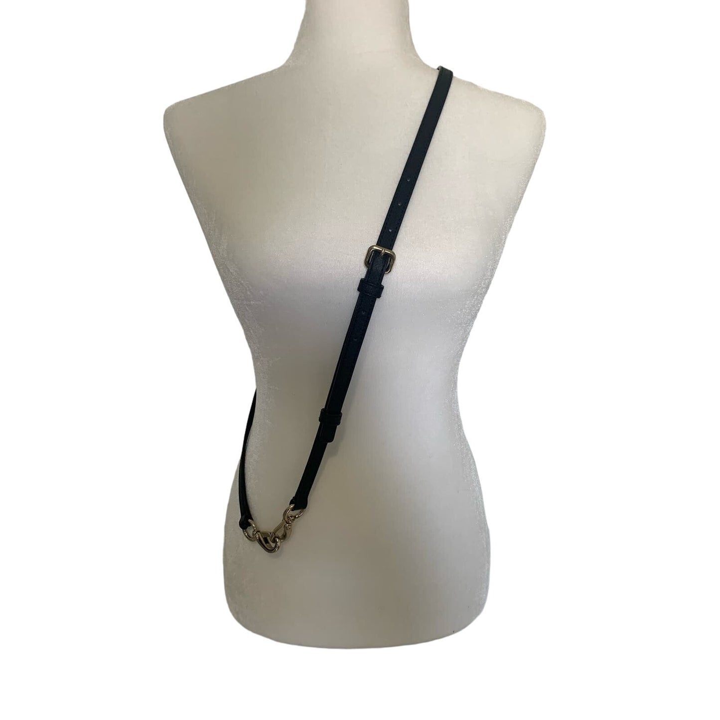 Black Silver Crossbody Replacement Strap