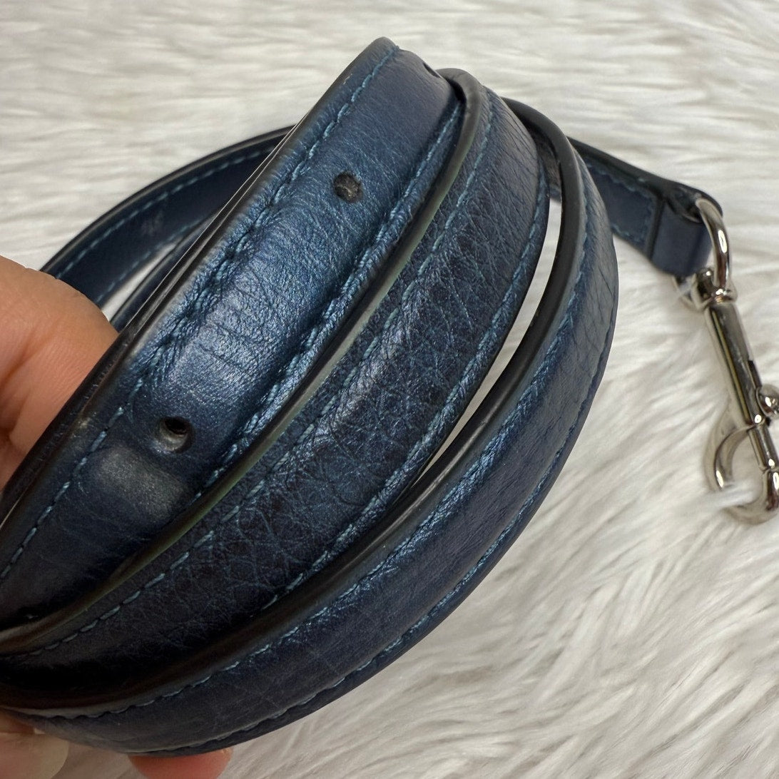 COACH Blue Metallic Replacement Crossbody Strap