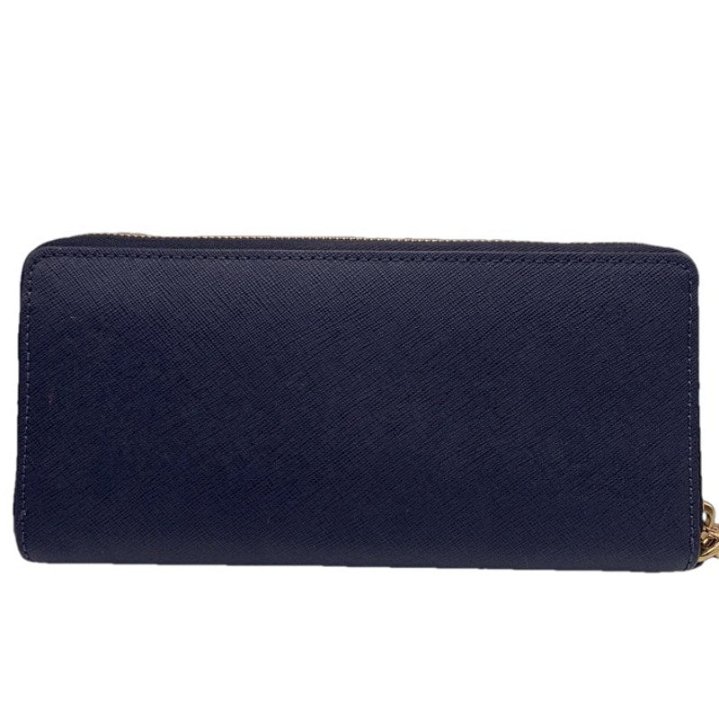 Michael Kors Navy Jet Set Zip Around Wallet