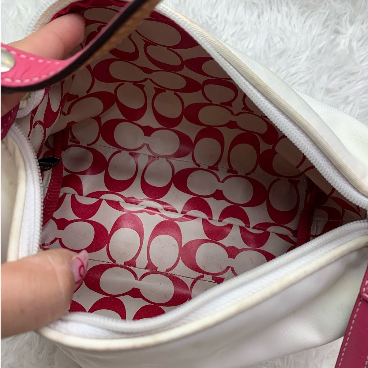 y2k COACH Nylon Mini Purse  Wristlet