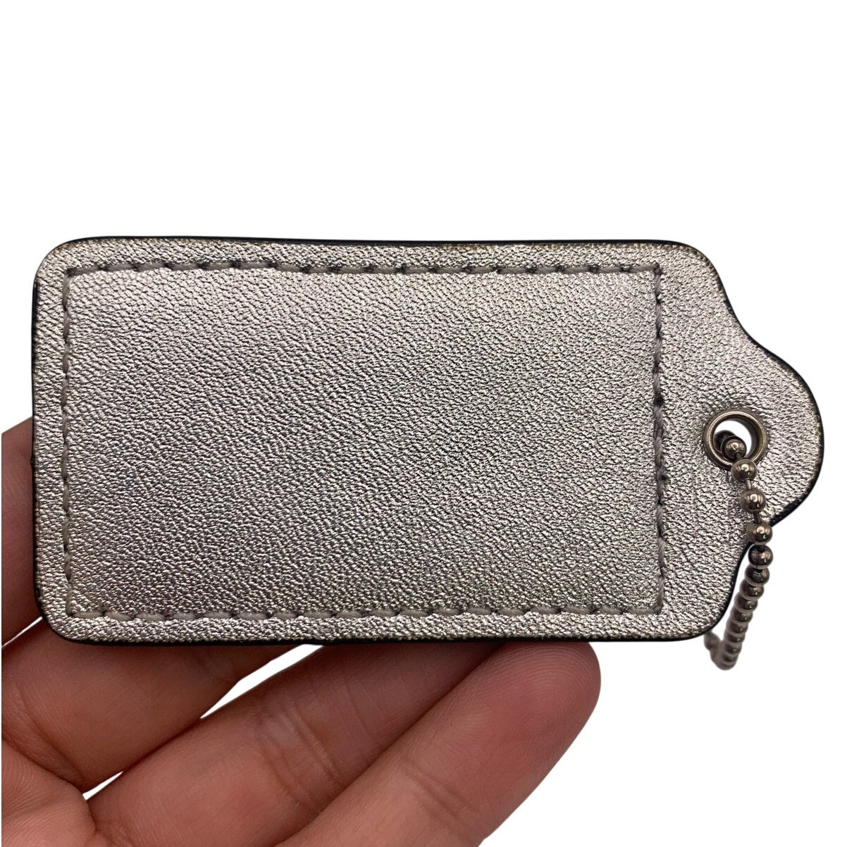2.5" COACH Fob Bag Charm Hang tag Hangtag