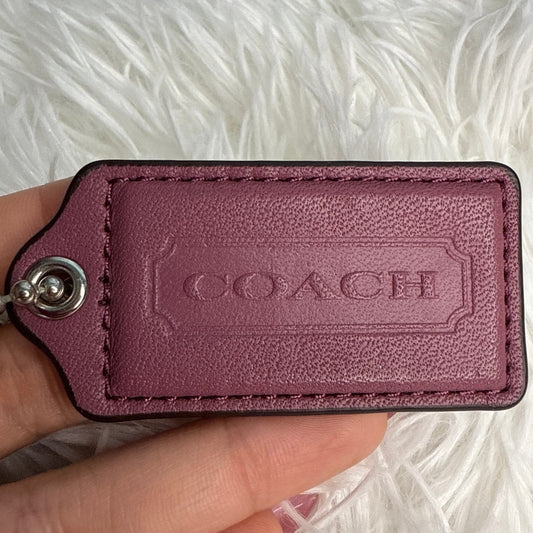 2" COACH  Fob Bag Charm Hang tag Hangtag