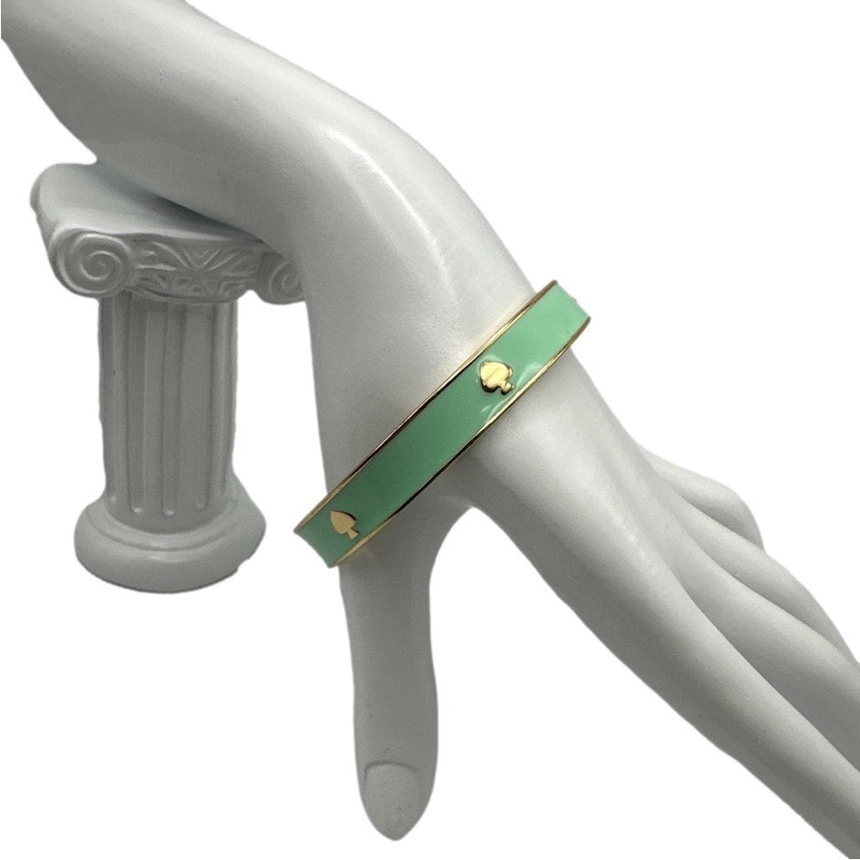 Kate Spade Green Gold Bangle Bracelet